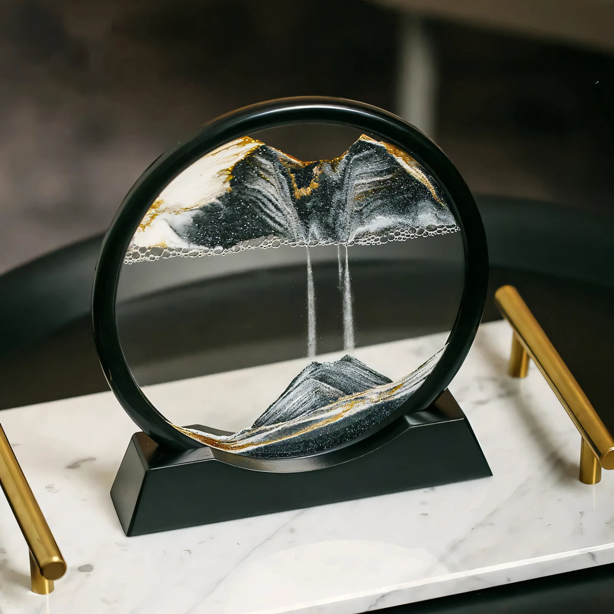 Sand Timer Decorative Glass & Natural Sand