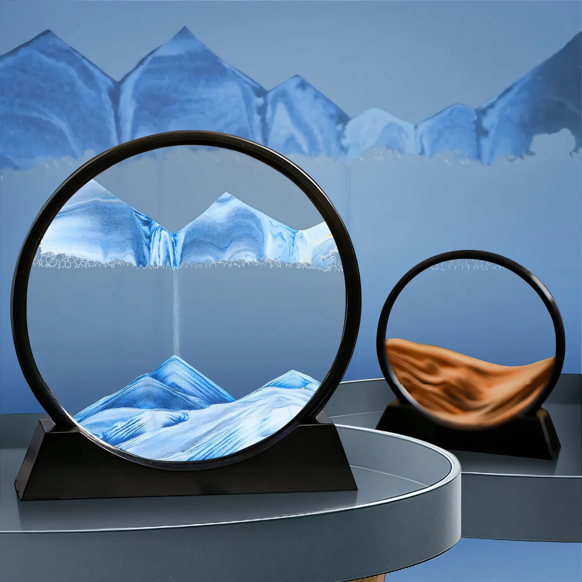 Sand Timer Decorative Glass & Natural Sand