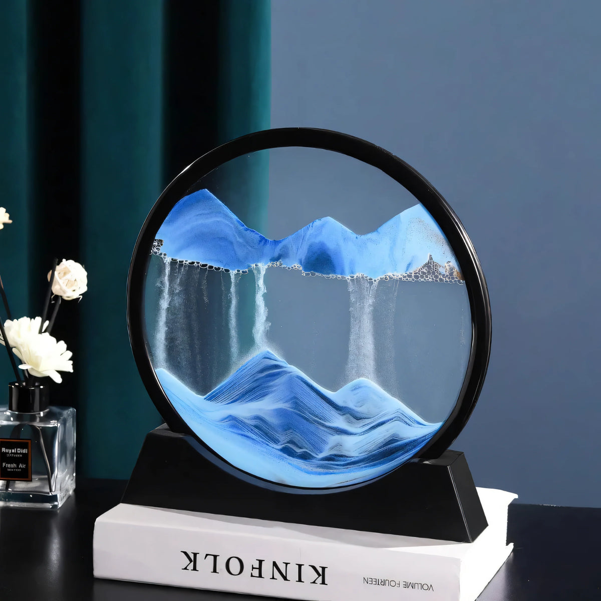 Sand Timer Decorative Glass & Natural Sand