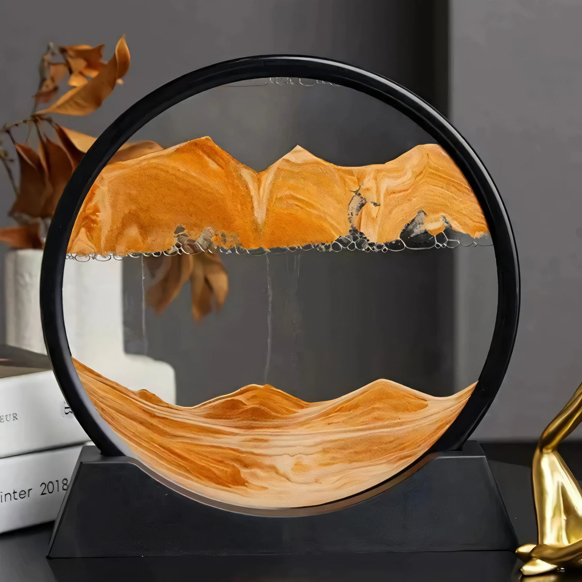 Sand Timer Decorative Glass & Natural Sand