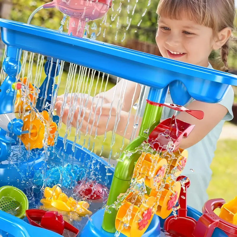 Sand & Water Play Table Multi-Section Tool-Free Assembly