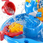 Sand & Water Play Table Multi-Section Tool-Free Assembly