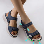 Sandals Adjustable Velcro Straps Padded Footbed & Open-Toe