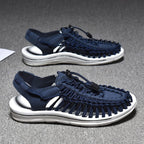 Sandals Braided Breathable Flexible Rubber Sole