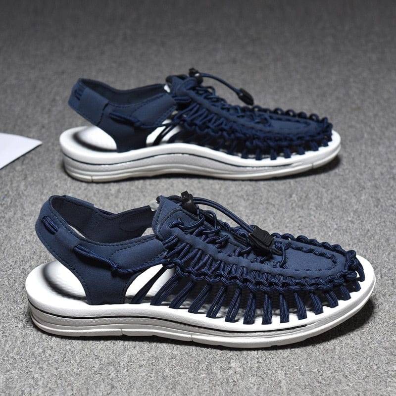 Sandals Braided Breathable Flexible Rubber Sole