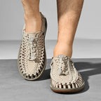 Sandals Braided Breathable Flexible Rubber Sole