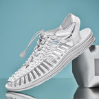 Sandals Braided Breathable Flexible Rubber Sole
