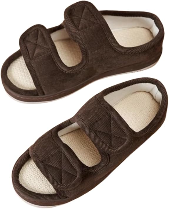 Sandals Extra Wide Adjustable Straps Soft Breathable Lining