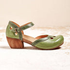 Sandals Low Heel Three-Arch Support Soft Lined Footbed
