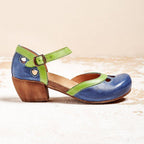 Sandals Low Heel Three-Arch Support Soft Lined Footbed