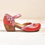 Sandals Low Heel Three-Arch Support Soft Lined Footbed