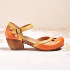 Sandals Low Heel Three-Arch Support Soft Lined Footbed