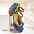 Sandals Low Heel Three-Arch Support Soft Lined Footbed