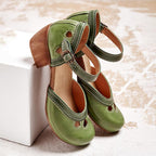 Sandals Low Heel Three-Arch Support Soft Lined Footbed