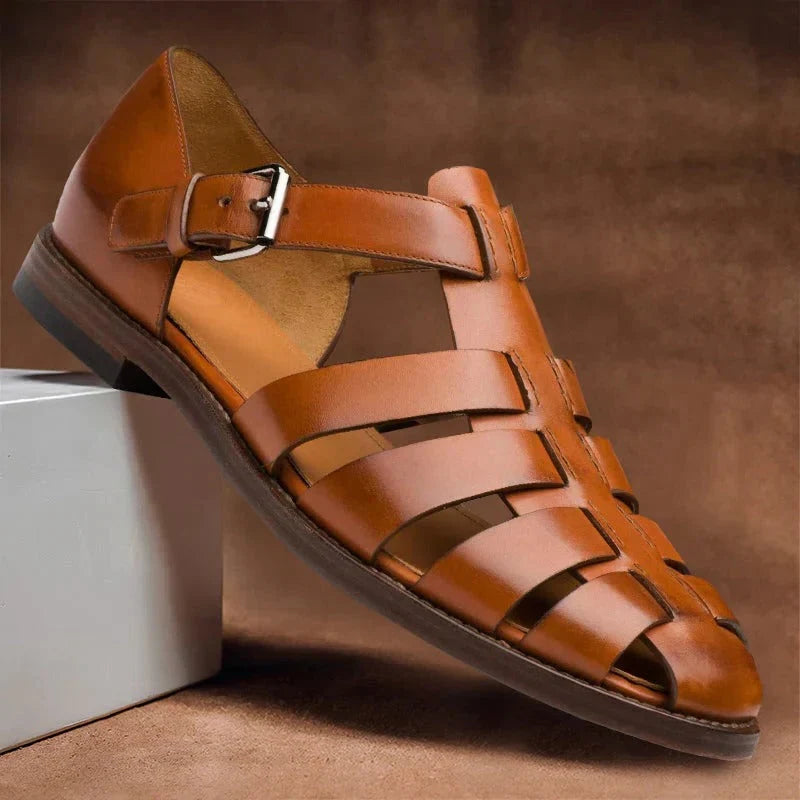 Sandals Men's Ergonomic Footbed & Arch Support Adjustable Buckle Straps