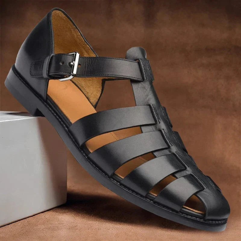 Sandals Men's Ergonomic Footbed & Arch Support Adjustable Buckle Straps
