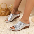 Sandals Orthopedic Arch Support Breathable Fly-Weave Wedge