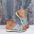 Sandals Orthopedic Contoured Footbed & Arch Support Adjustable Straps
