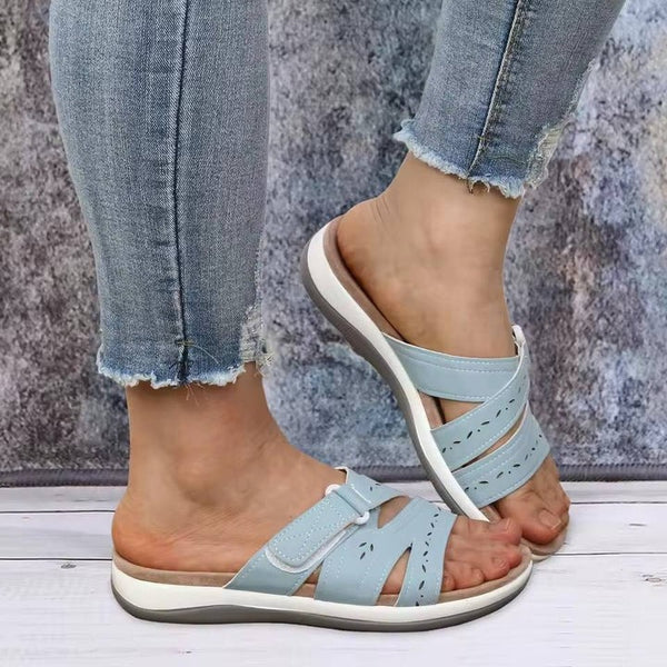 Sandals Orthopedic Contoured Footbed & Arch Support Adjustable Straps
