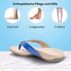 Sandals Orthopedic Footbed Toe-Separating & Non-Slip Rubber Sole