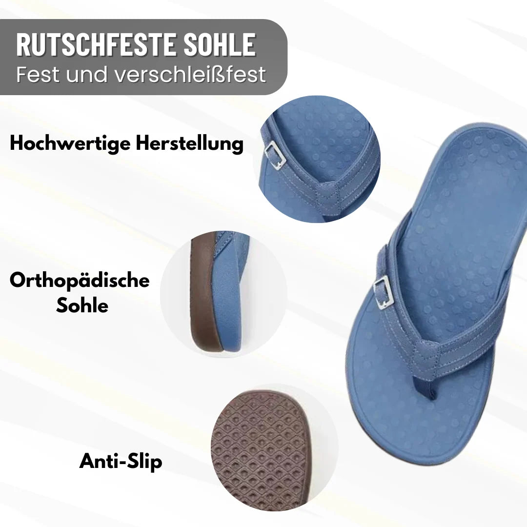 Sandals Orthopedic Footbed Toe-Separating & Non-Slip Rubber Sole