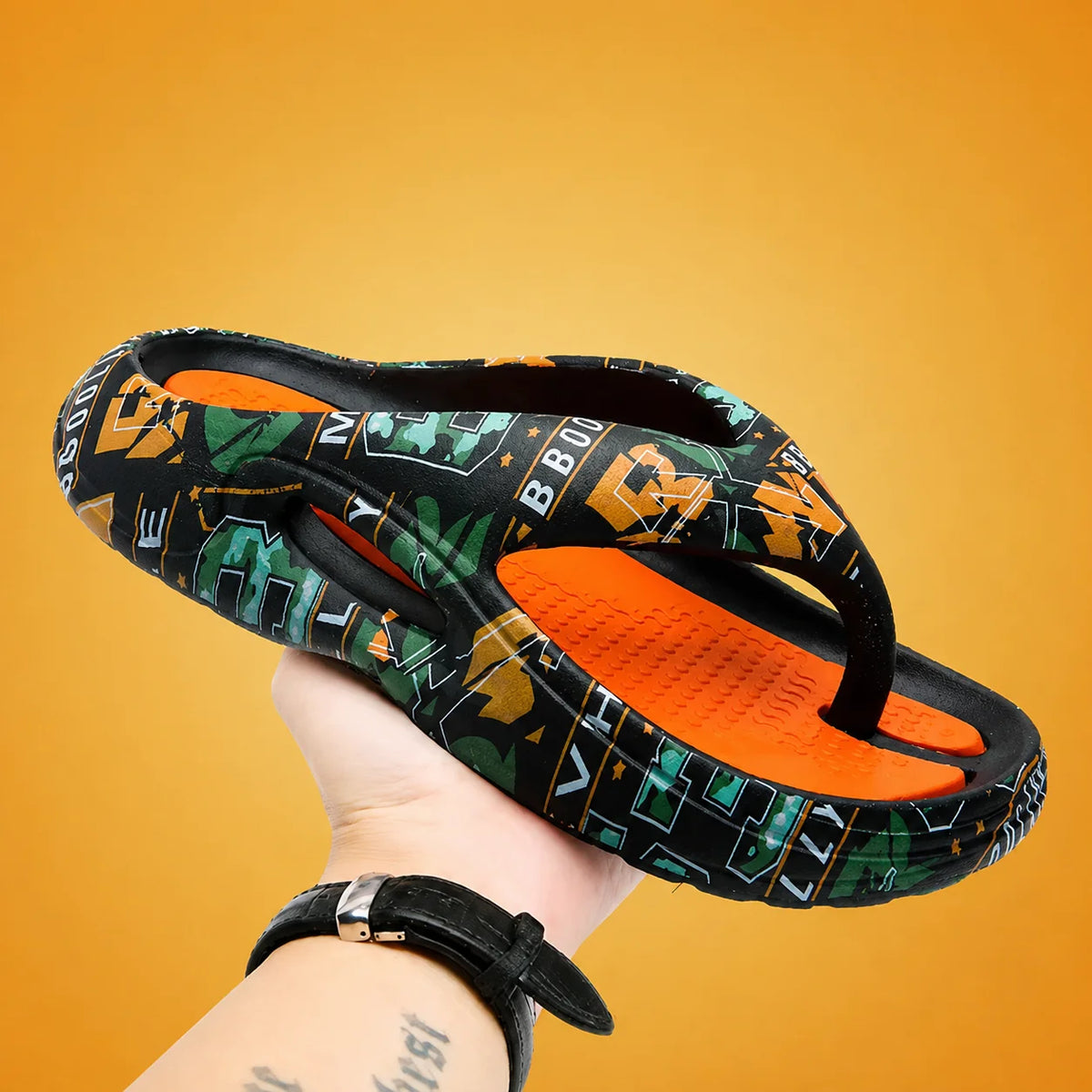 Sandals Slip-On Cushioned Sole Sport-Inspired Grip