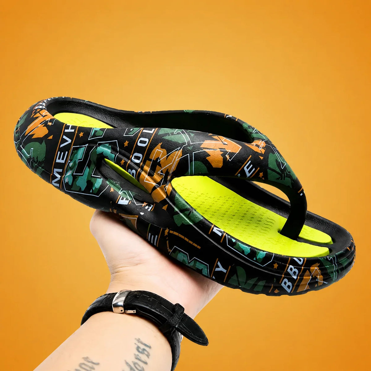 Sandals Slip-On Cushioned Sole Sport-Inspired Grip