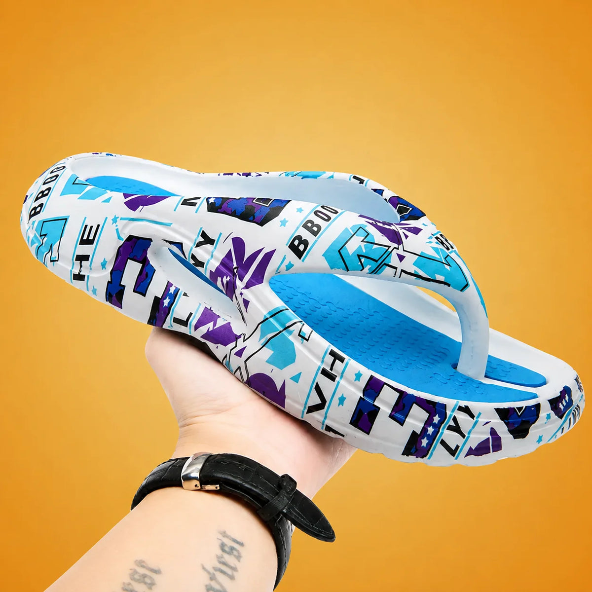 Sandals Slip-On Cushioned Sole Sport-Inspired Grip