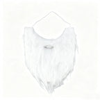 Santa Beard Long Curly Lightweight Synthetic & Adjustable Band
