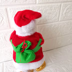 Santa Claus Figure Movable Parts Electric Pearl Necklace
