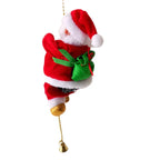 Santa Claus Figure Movable Parts Electric Pearl Necklace