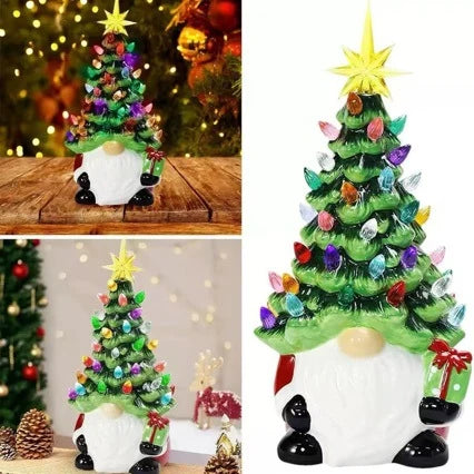 Santa Claus Figurine Christmas Tree Indoor & Outdoor