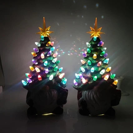 Santa Claus Figurine Christmas Tree Indoor & Outdoor