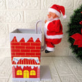 Santa Claus Figurine Electric Climbing Ladder Indoor Outdoor