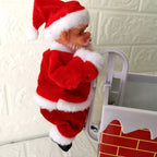 Santa Claus Figurine Electric Climbing Ladder Indoor Outdoor