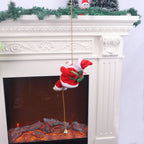 Santa Claus Figurine Fabric With Reflective Ornament