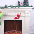 Santa Claus Figurine Fabric With Reflective Ornament