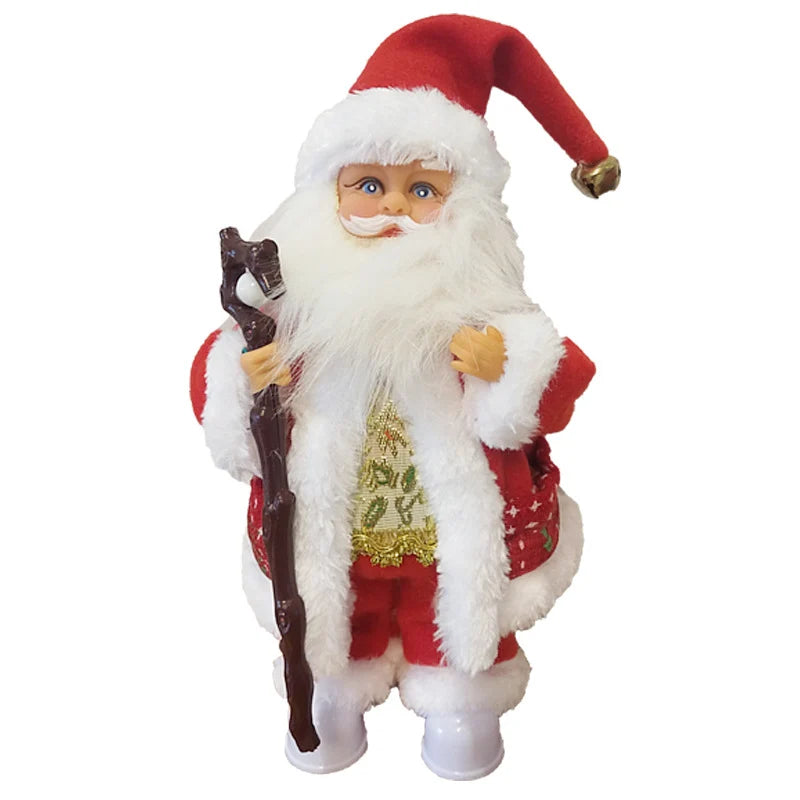 Santa Claus Figurine Handcrafted Durable Tabletop & Mantel Decor
