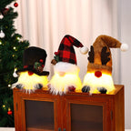 Santa Claus Figurine LED Lit Easy Care Fabric