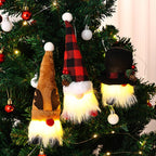 Santa Claus Figurine LED Lit Easy Care Fabric