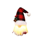Santa Claus Figurine LED Lit Easy Care Fabric