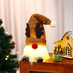 Santa Claus Figurine LED Lit Easy Care Fabric