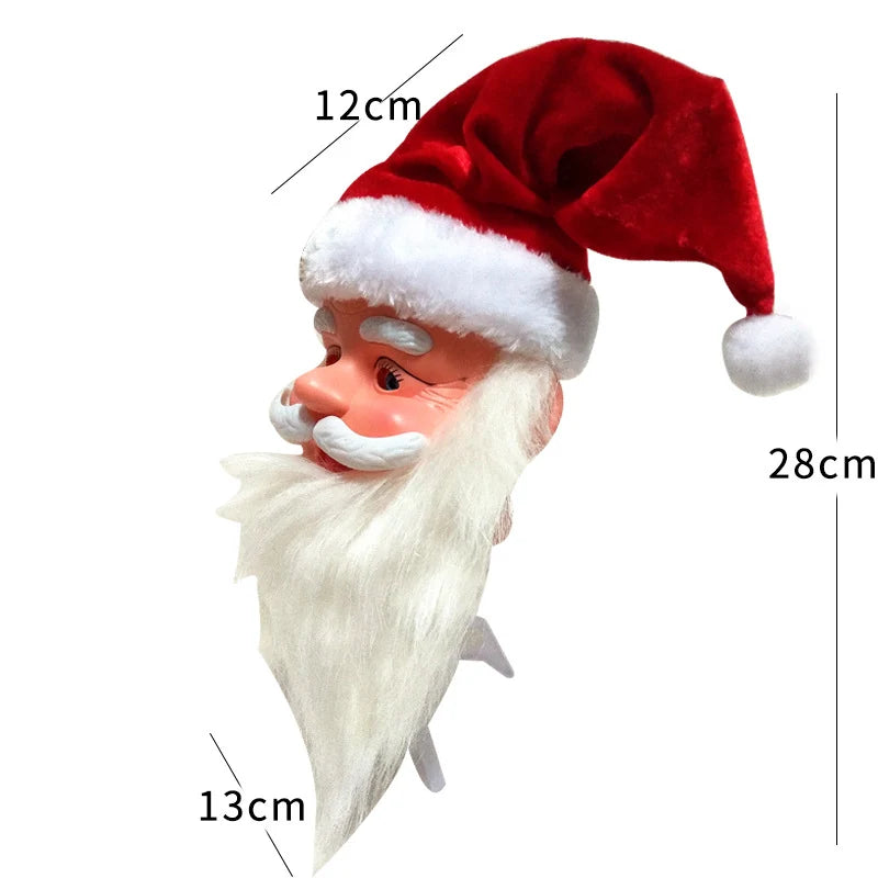 Santa Claus Mask Long Soft Beard & Lightweight