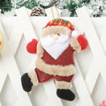 Santa Claus Ornament Plush With Hanging Loop