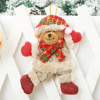 Santa Claus Ornament Plush With Hanging Loop