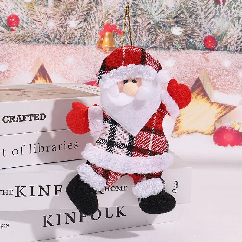 Santa Claus Ornament Plush With Hanging Loop