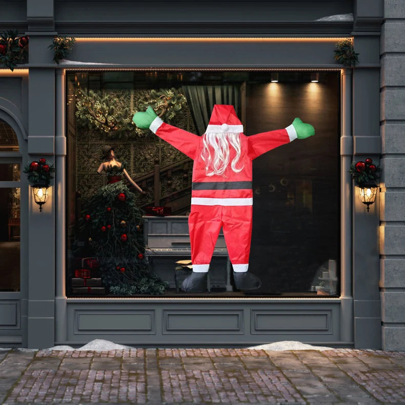 Santa Costume Inflatable Quick Inflate Adult Red