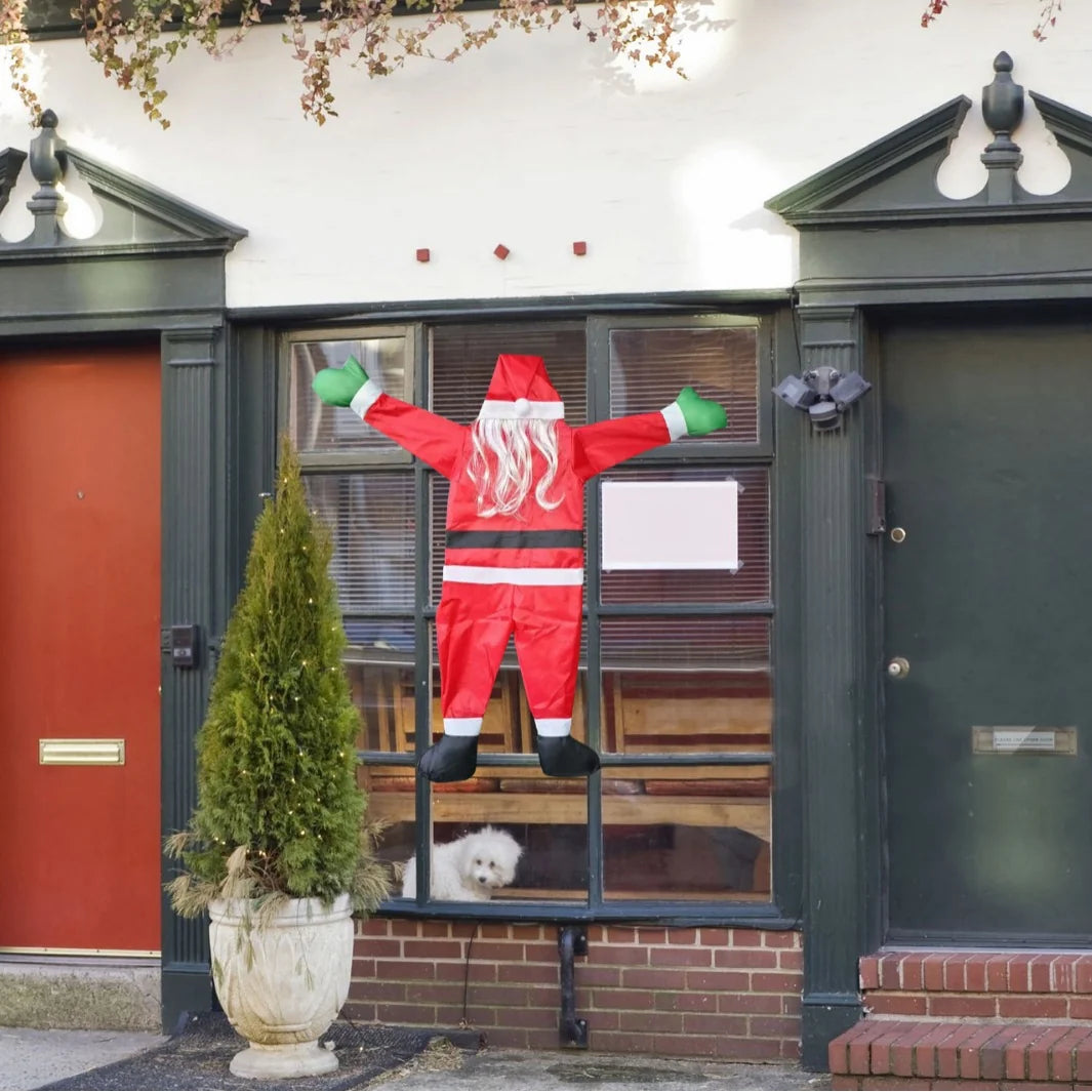 Santa Costume Inflatable Quick Inflate Adult Red