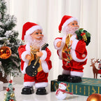 Santa Doll Plush Fabric Fluffy Beard Indoor & Outdoor