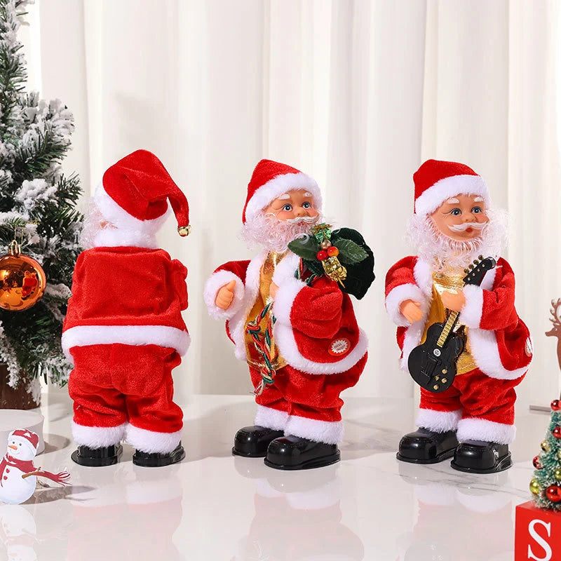 Santa Doll Plush Fabric Fluffy Beard Indoor & Outdoor
